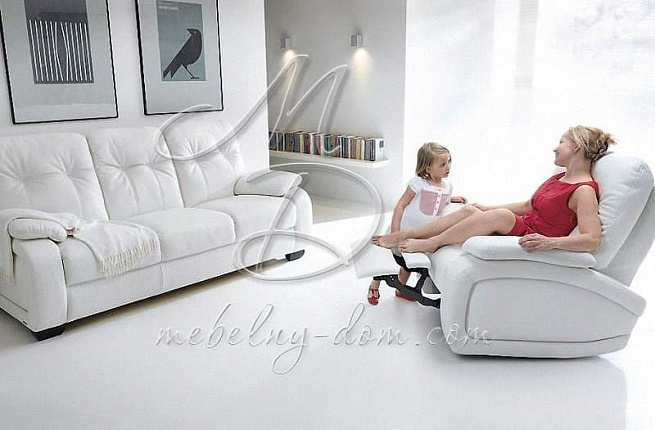 Кожаный диван-кровать «Fino». Фото 4
