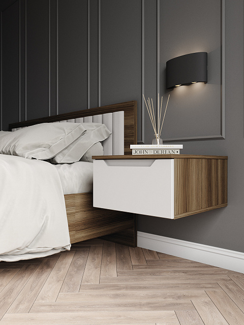 Тумба Роза 450 Тренто, белый скин. Фото 1