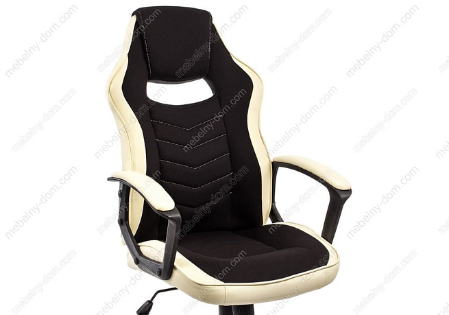Компьютерное кресло Gamer черное / бежевое. Фото 4