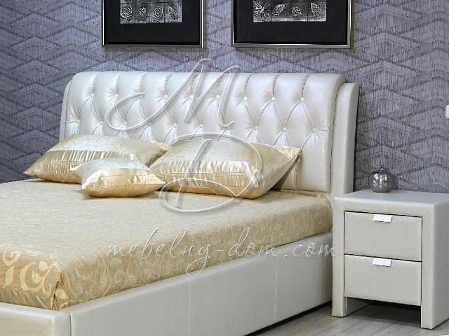 Кровать из малайзии «Casa», жемчужная. Фото 3
