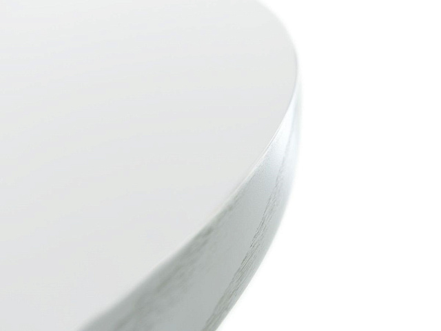 Стол «Оскар» D950 GLASS, стекло белое. Фото 5