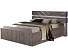 Кровать «Монако-1 1600» (п/м) КМК 0673.3, Сосна натуральная/Дуб шале графит. Фото 1