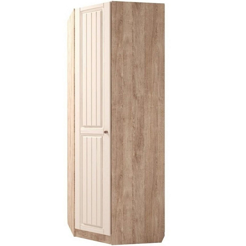 Шкаф «Богуслава» М3, дуб барик/крем брюле. Фото 1