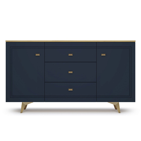 Комод Вега Сапфир 1500, темно-синий. Фото 2