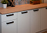 Кухонный гарнитур «Ника» Нео 2,4м с вытяжкой, Ателье светлый/Белый. Фото 4