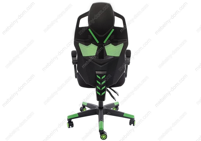 Компьютерное кресло Knight черное / зеленое. Фото 5