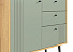 Комод Вега Саксония 105, серо-зеленый. Фото 4