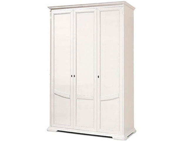 Шкаф для одежды «Лика» ММ 137-01/03Б, белая эмаль. Фото 1