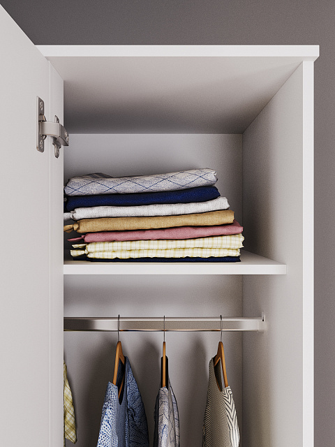 Шкаф Мори МШУ 960.1, Белый. Фото 5