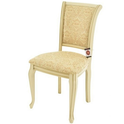 Стул «Кабриоль», Андрис вензель беж, слоновая кость. Фото 1