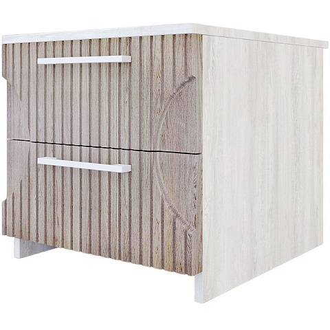 Тумба «Монтале» 2Я КМК 0966.19, бетон пайн светлый/астана. Фото 1