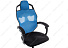 Компьютерное кресло Knight черное / голубое. Фото 7