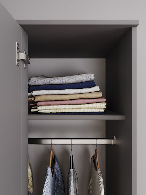 Шкаф Мори МШУ 960.1, Графит. Фото 5