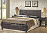 Кровать из массива гевеи «I-3655», серый. Фото 1