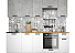 Кухонный гарнитур «Ника» Нео 2,4м с вытяжкой, Ателье светлый/Белый. Фото 1