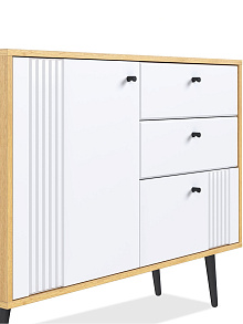 Комод Вега Саксония 105, белый матовый от магазина Мебельный дом