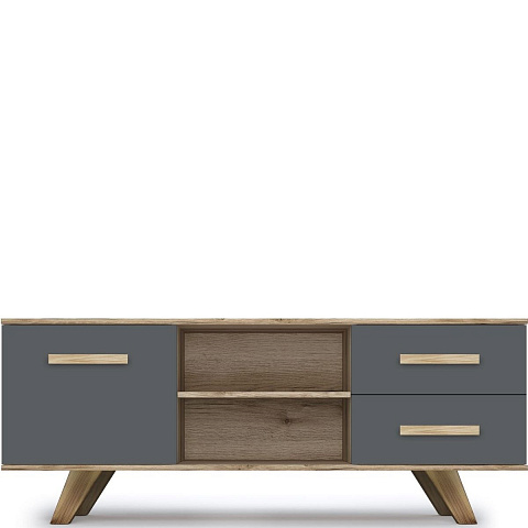 Тумба Вега Скандинавия ТВ, серая. Фото 1