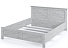 Кровать «Лорена» 160, Бетон Паин белый. Фото 2