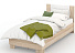 Кровать «Аврора» 90*200 (основание ЛДСП), Дуб сонома/Белый. Фото 1