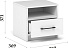 Тумба «Чикаго» (2 шт), белая. Фото 2