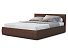 Кровать Верона 160 (подъемник), Teos Dark brown. Фото 1
