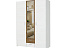 Шкаф «Венеция» 3дв ВН-3D2Z2S, Бодега белый/Ясень Орландо. Фото 1