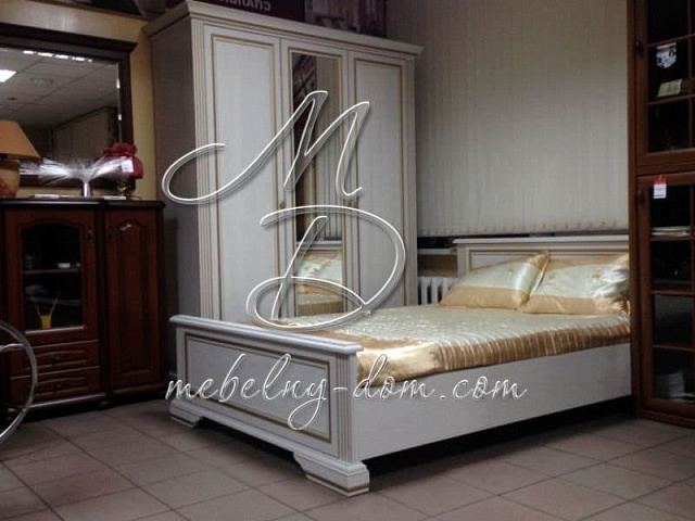 Кровать «Вайт» LOZ160x200, сосна золотая. Фото 5