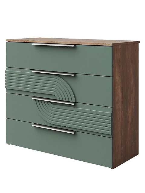 Комод «Монтиз» 4я КМК 1003.3, дуб мадура/эвкалипт. Фото 1