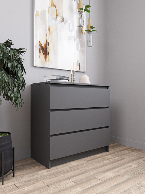 Комод Мори МК 800.1, Графит. Фото 2