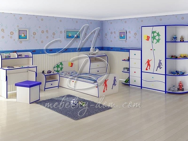 Кровать Орматек Соната Kids Плюс (для мальчиков). Фото 6