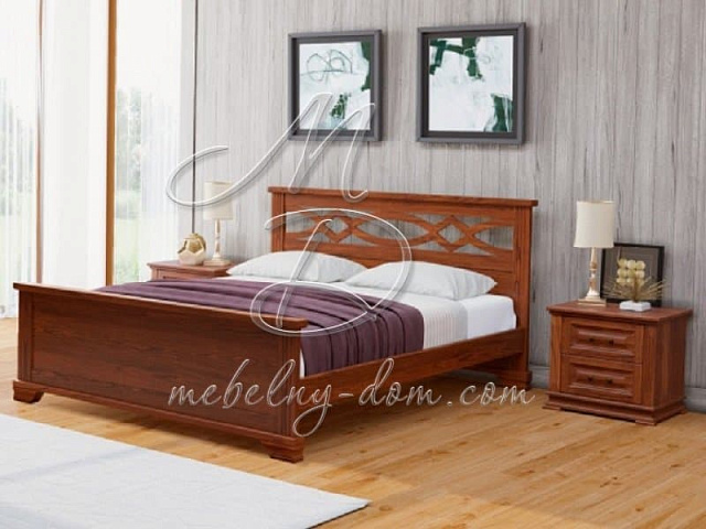 Кровать из массива сосны Райтон natura Лира-М. Фото 1