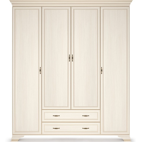 Шкаф Сиена 4дв, бежевый. Фото 2