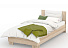 Кровать «Аврора» 120*200 (основание ЛДСП), Дуб сонома/Белый. Фото 1