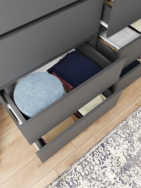 Комод Мори МК 1200.10, Графит. Фото 4