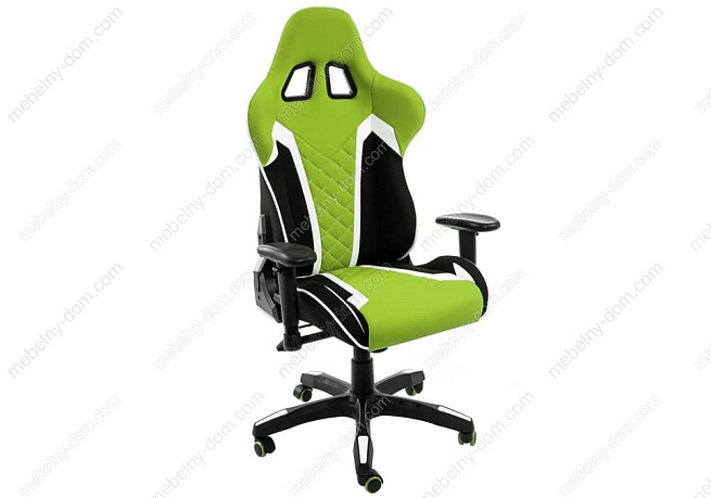 Компьютерное кресло Prime черное / зеленое. Фото 1