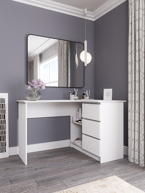 Стол Мори МС-16 универсальный, Белый. Фото 1