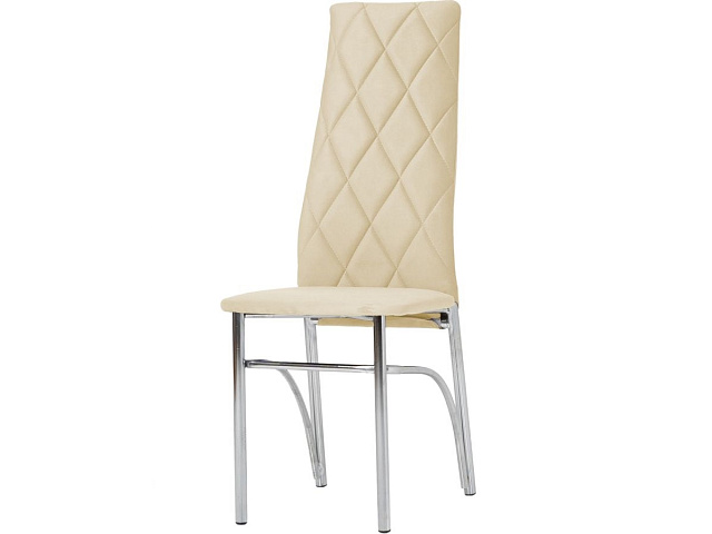 Комплект стульев «Малибу» 2шт, каркас хром, бренди 03, ромб. Фото 3