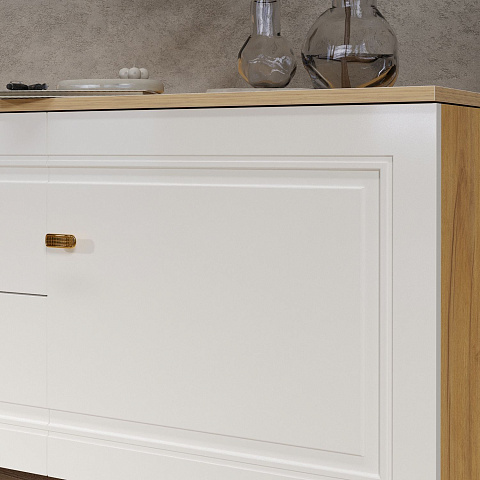 Тумба Вега Сапфир ТВ 1500, белый глянец. Фото 7