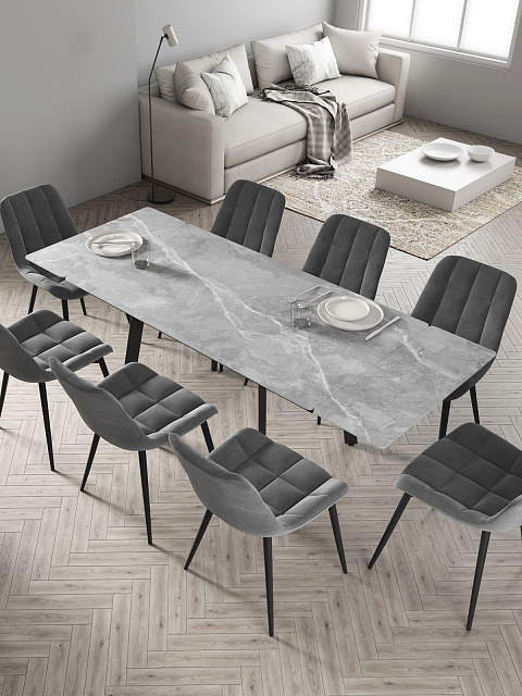 Стол Герцог 140, Серый. Фото 3