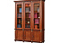 Книжный шкаф для библиотеки «Валенсия 3» П444.23, каштан. Фото 1