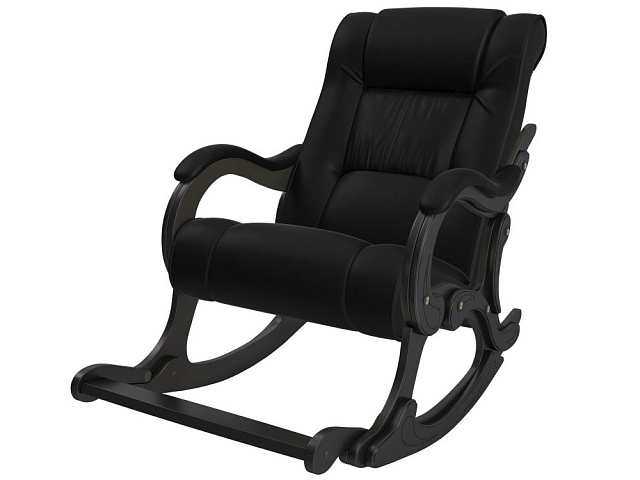 Кресло-качалка Модель 77, венге, Vegas Lite Black. Фото 1