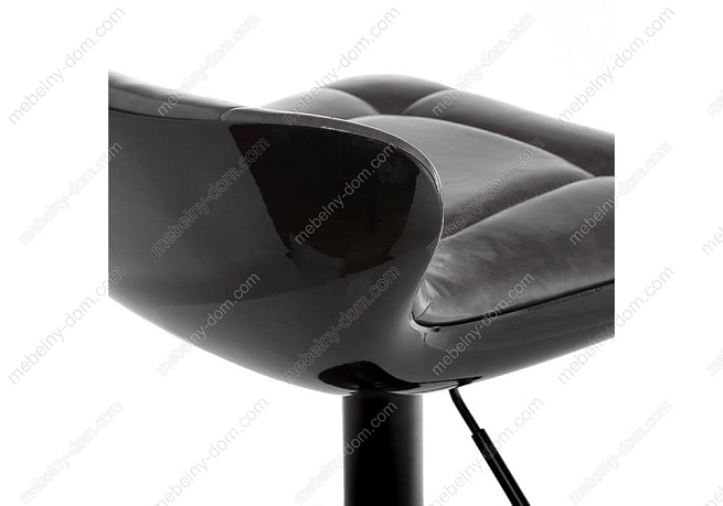 Барный стул Domus черный / коричневый. Фото 5