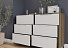 Комод Роза 1300 Тренто, белый скин. Фото 2