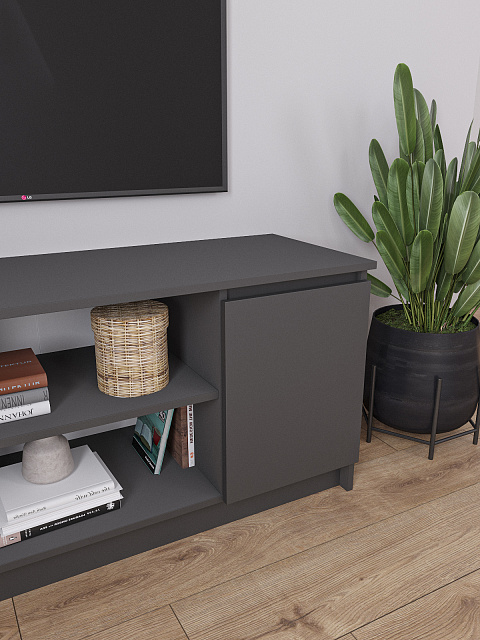 Тумба Мори ТВ МТВ 1200.1, Графит. Фото 4