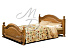 Кровать из массива дуба «Босфор» Премиум ГМ 6233. Фото 1