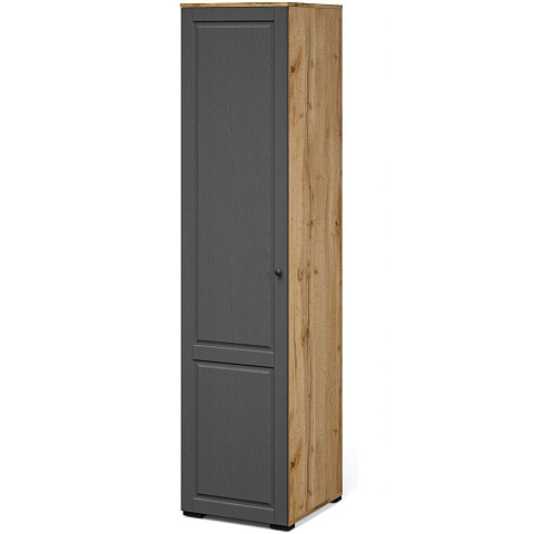 Шкаф «Лацио Сканди» 1д ЛВ, Вотан/Сканди графит. Фото 1