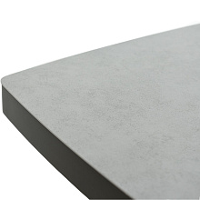 Стол «Оскар» 2м Керамика 140x90, Bayona Grey Natural, эмаль черная от магазина Мебельный дом