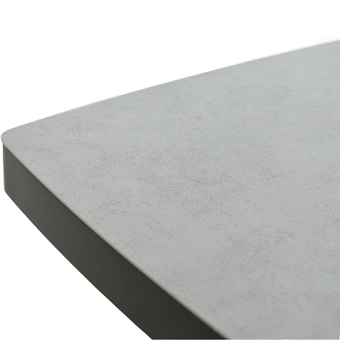 Стол «Оскар» 2м Керамика 140x90, Bayona Grey Natural, эмаль черная. Фото 7