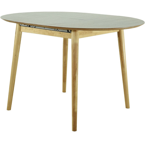 Стол «Крит» D105, дуб светлый/орех темный. Фото 2