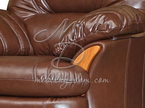 Кожаное кресло «Йорк» от магазина Мебельный дом